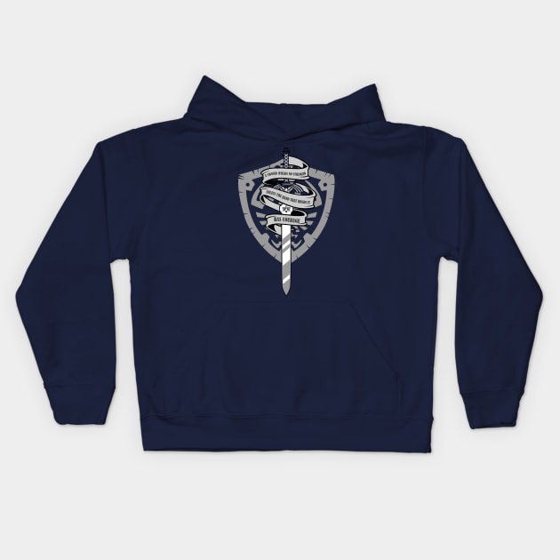 Strength & Courage Kids Hoodie by Sanchete